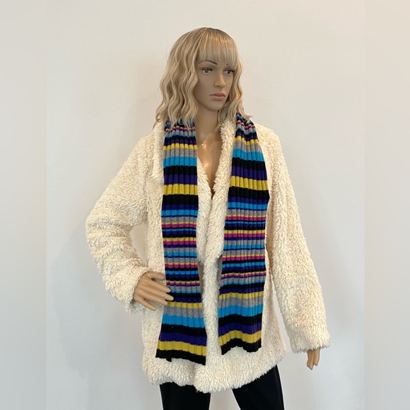 Lord and Taylor Muticolored Cashmere Scarf - Picture 4 of 7